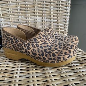 Dansko Leopard-Print Women’s Clogs